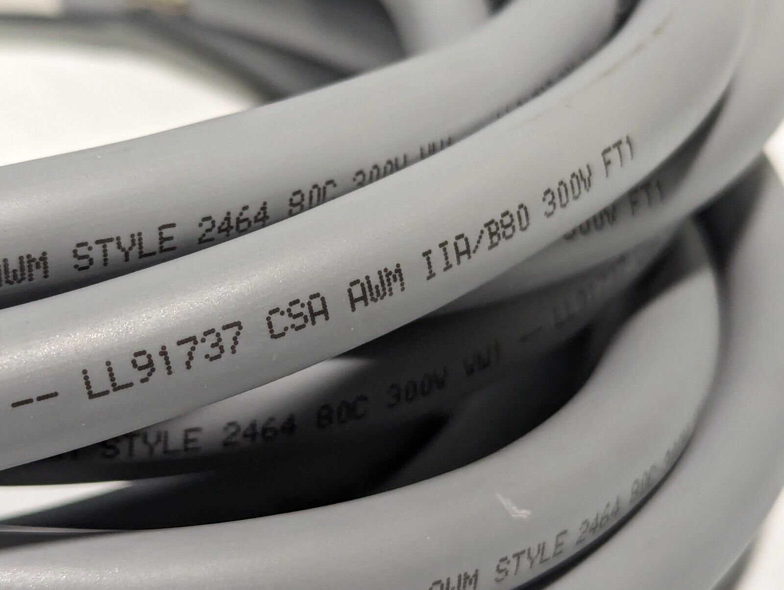 173K357G06 W4057 E90298 AWM Style 2464 80C 300V Cable Assembly - Free Shipping