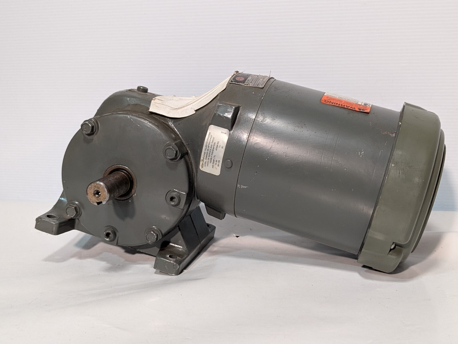 US Motor  E180A Gear Motor, Unimount 125, 0.50hp, 1745rpm, SF: 1.35, Frame: 56