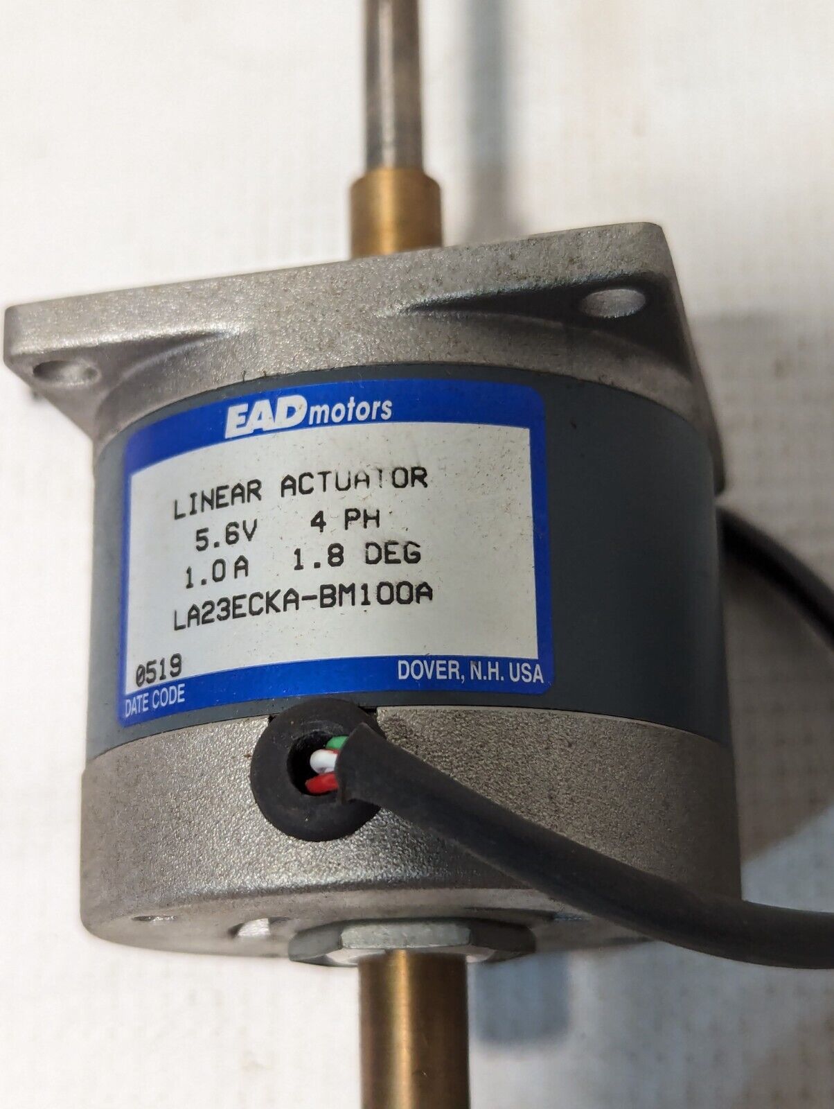 Eastern Air Devices LA23ECKA-BM100A Linear Actuator