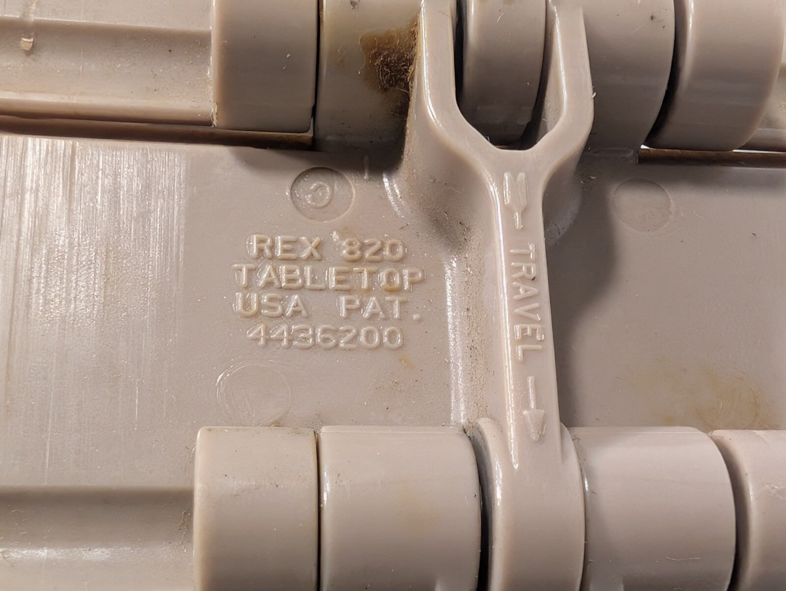 (3) Marbett Rexnord 880TK450 4-1/2" Brown HP Table Top Chain RH450, 48" 16" 28"
