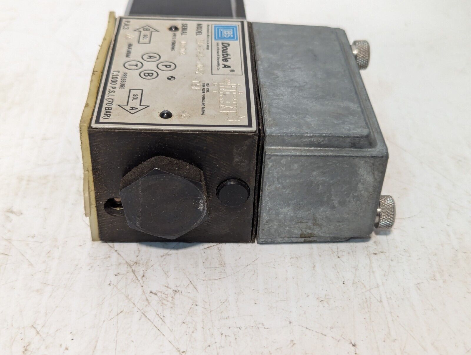 Double A QJ-3-C-10A2-TSP Hydraulic Solenoid Valve - Free Shipping