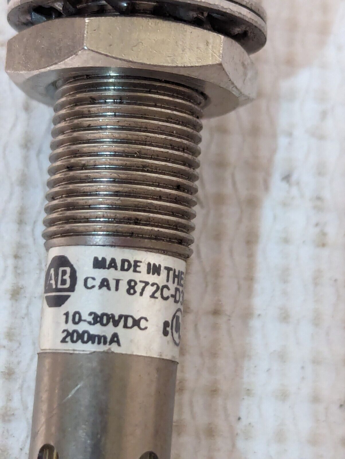 872C-D3NP12-D4 Allen Bradley Proximity Sensor, 3-wire, 10-30v Dcd- Free Shipping