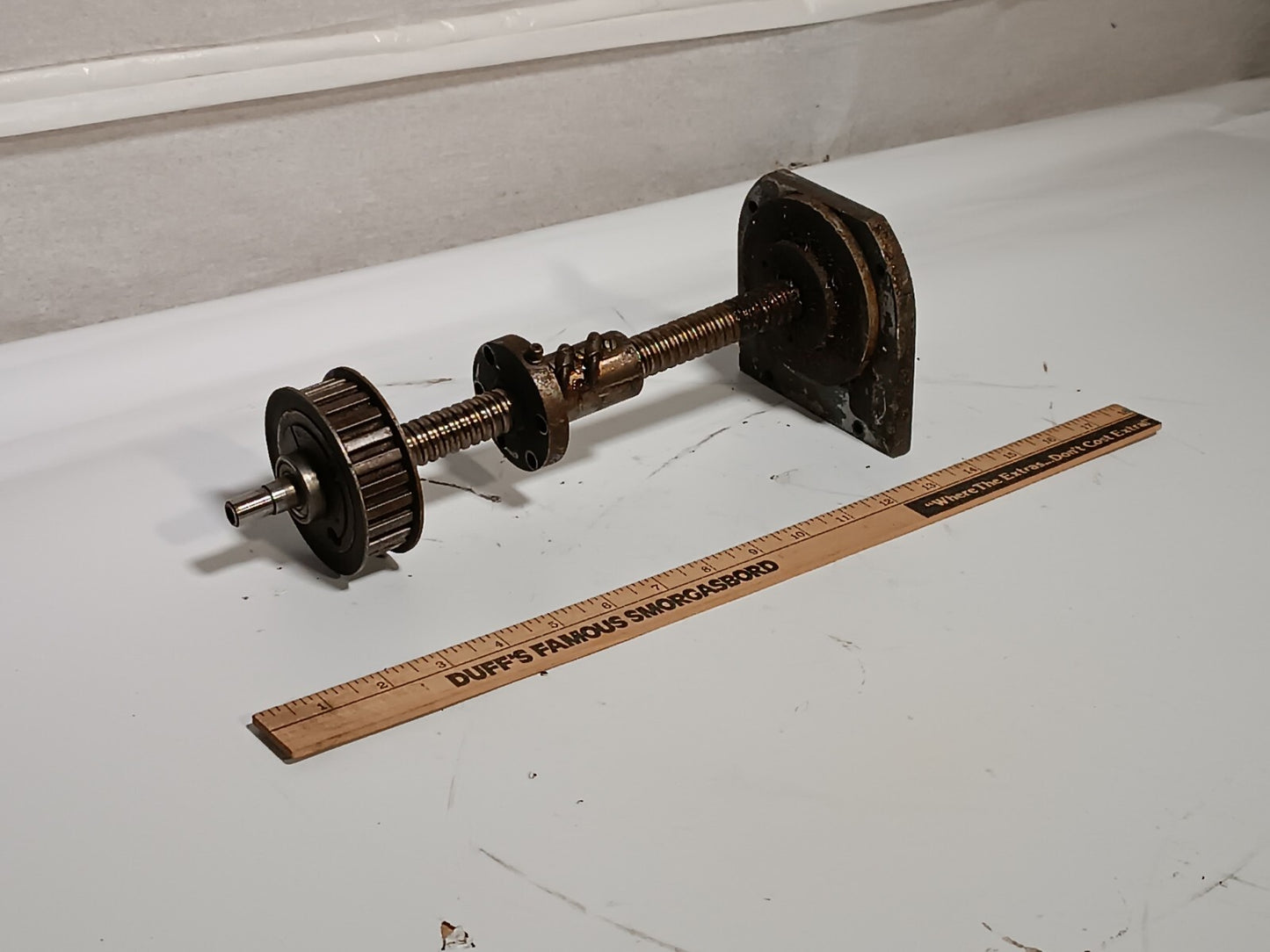 12.5" Ball Screw Assembly with Taper-Lock 1210 1/2" Bushing