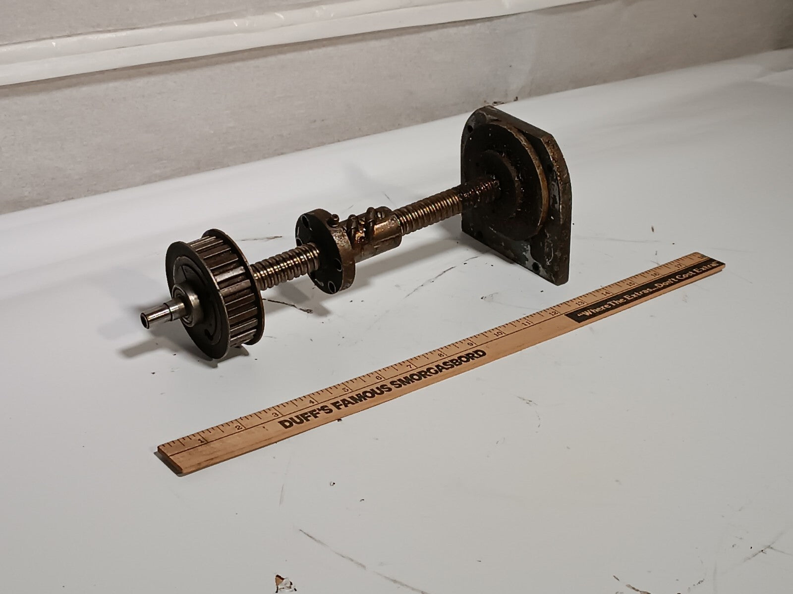 12.5" Ball Screw Assembly with Taper-Lock 1210 1/2" Bushing