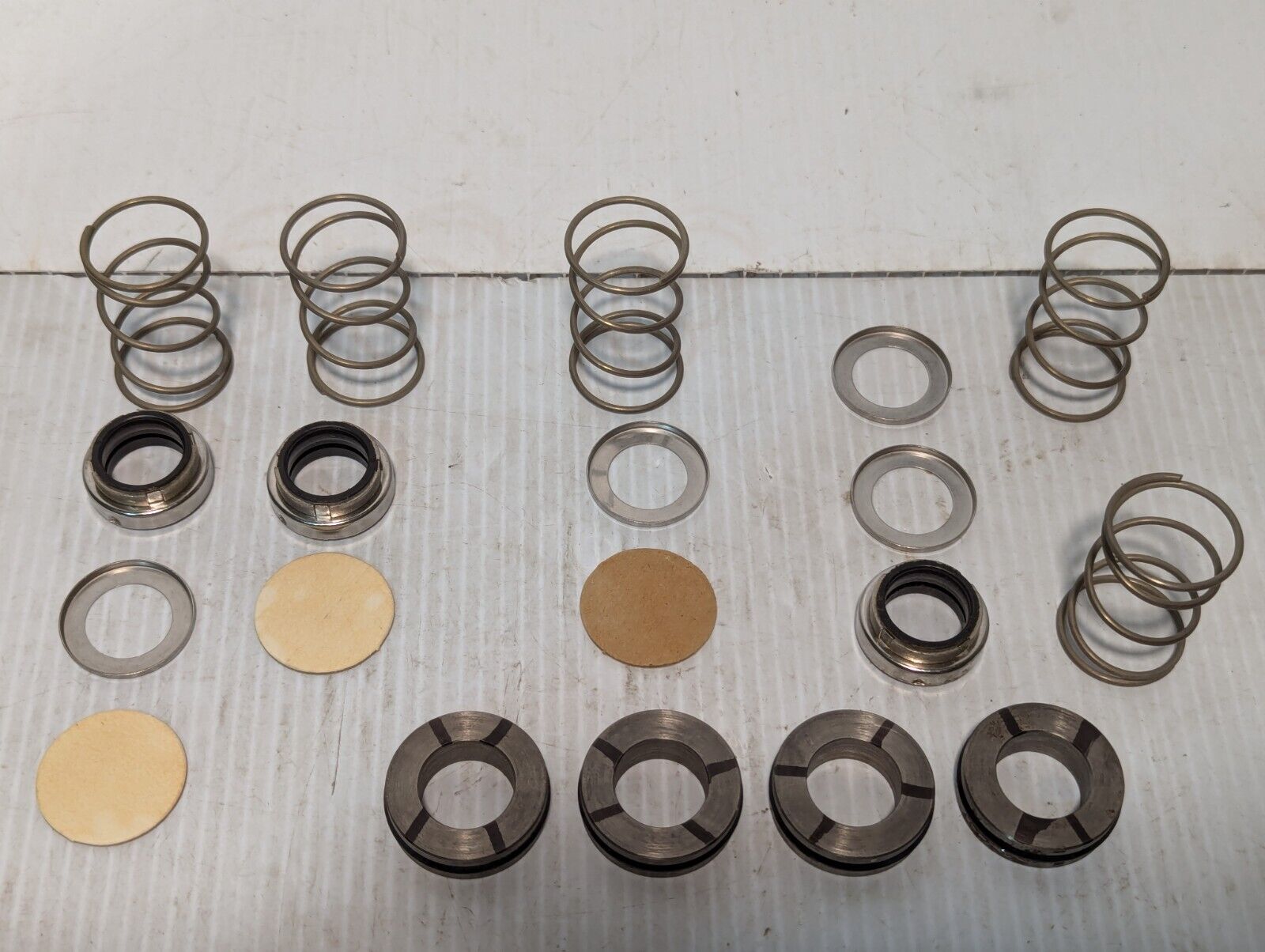Lot of 3 Unidentified Mechanical Shaft Seals, + Addt'l Components -Free Shipping