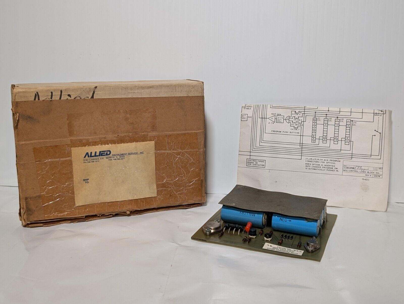 Technitron 625046C PC Board Power Supply Card