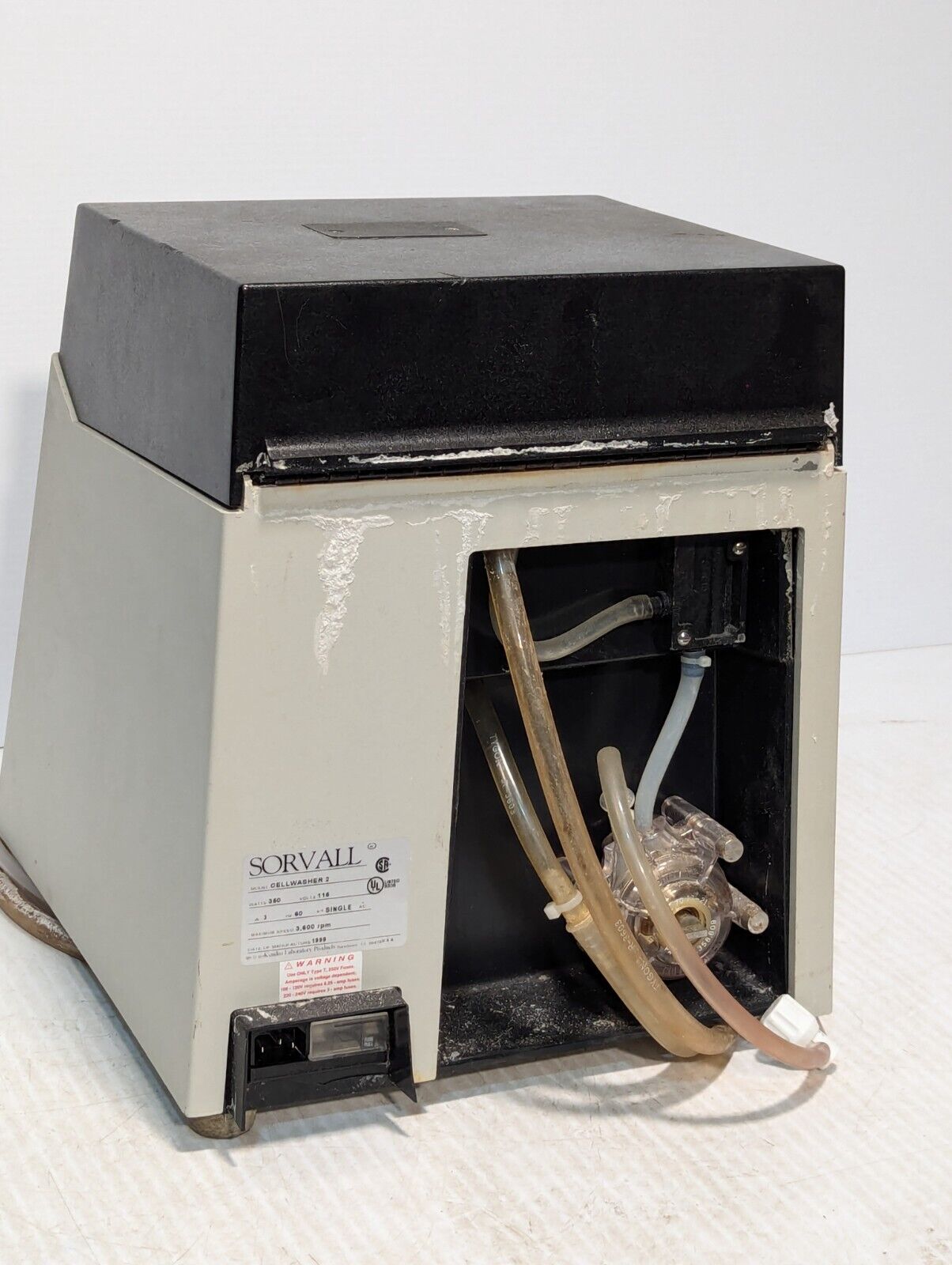 Sorvall CW2 Cellwasher 2 Centrifuge, 3200rpm, 350w, 115v @ 60Hz with power cable