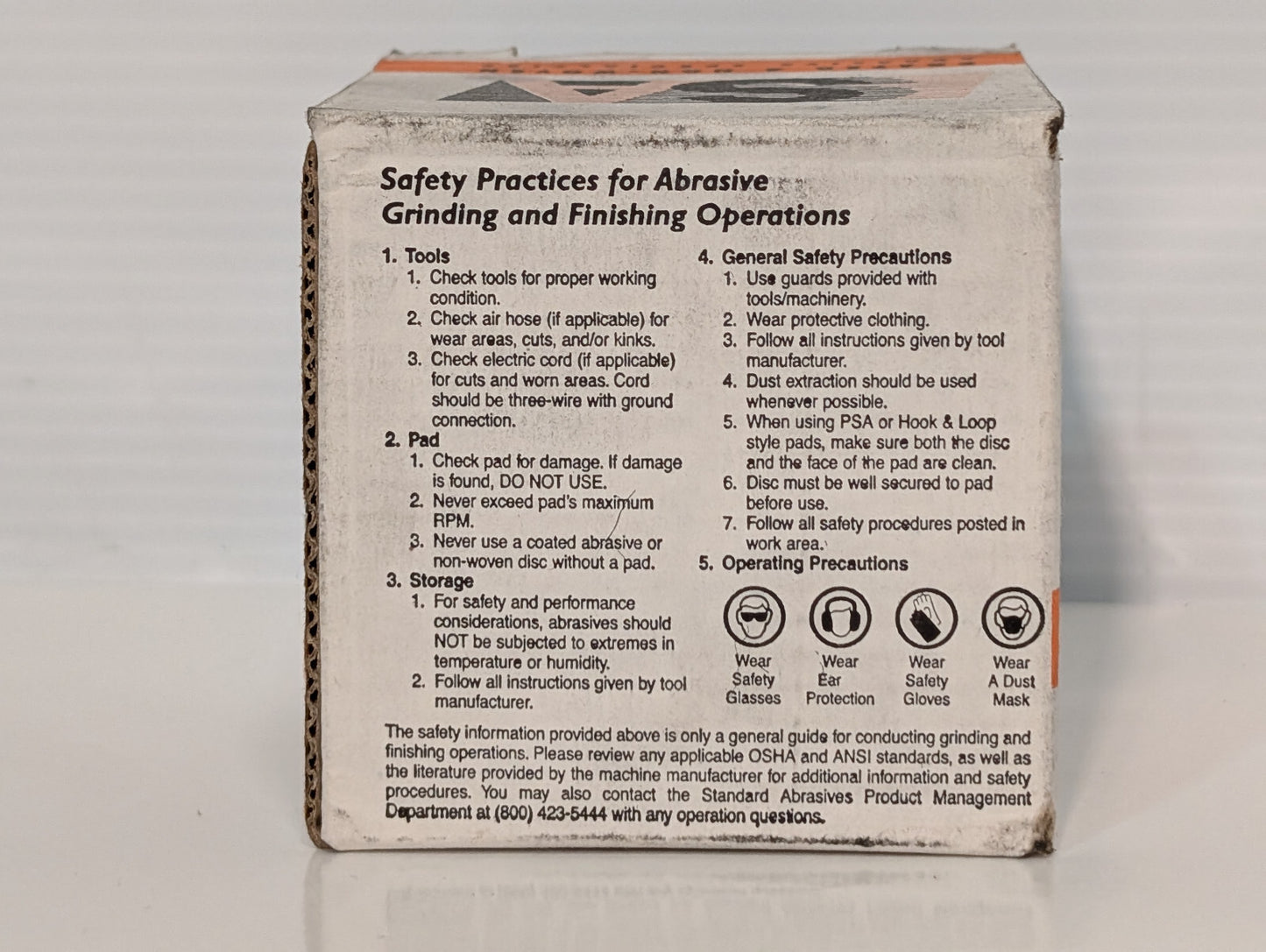 Standard Abrasives 707620 Straight Cartridge Rolls, 100 Count, 1/4x1x1/2, 120 AO