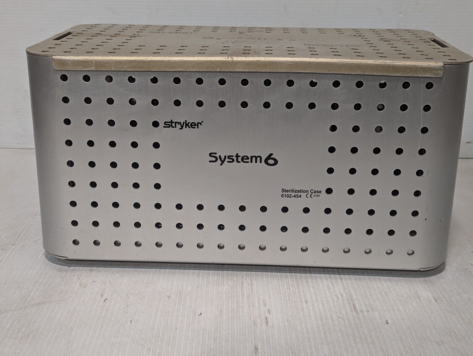 Stryker 6102-454 System 6 Sterilization Case w\ Insert - Free Shipping 