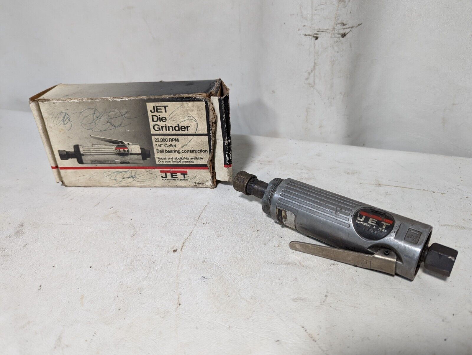 JET JSM-512 die grinder, 22,000RPM, 1/4" collet, ball bearing construction
