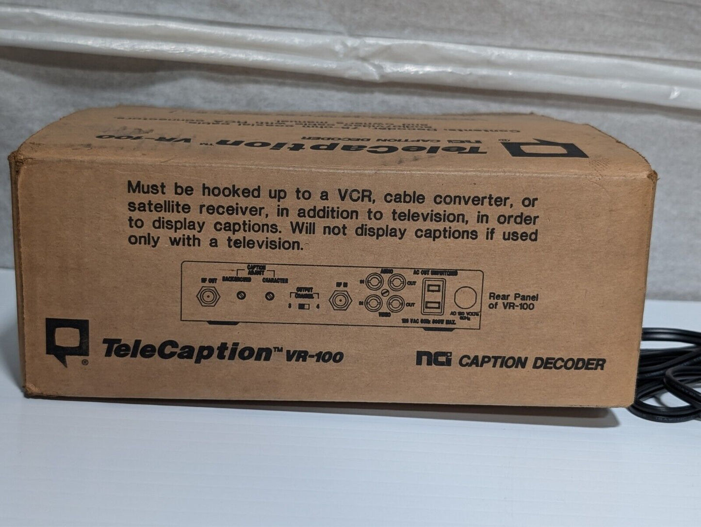 TeleCaption VR-100 Nci Closed Caption Decoder