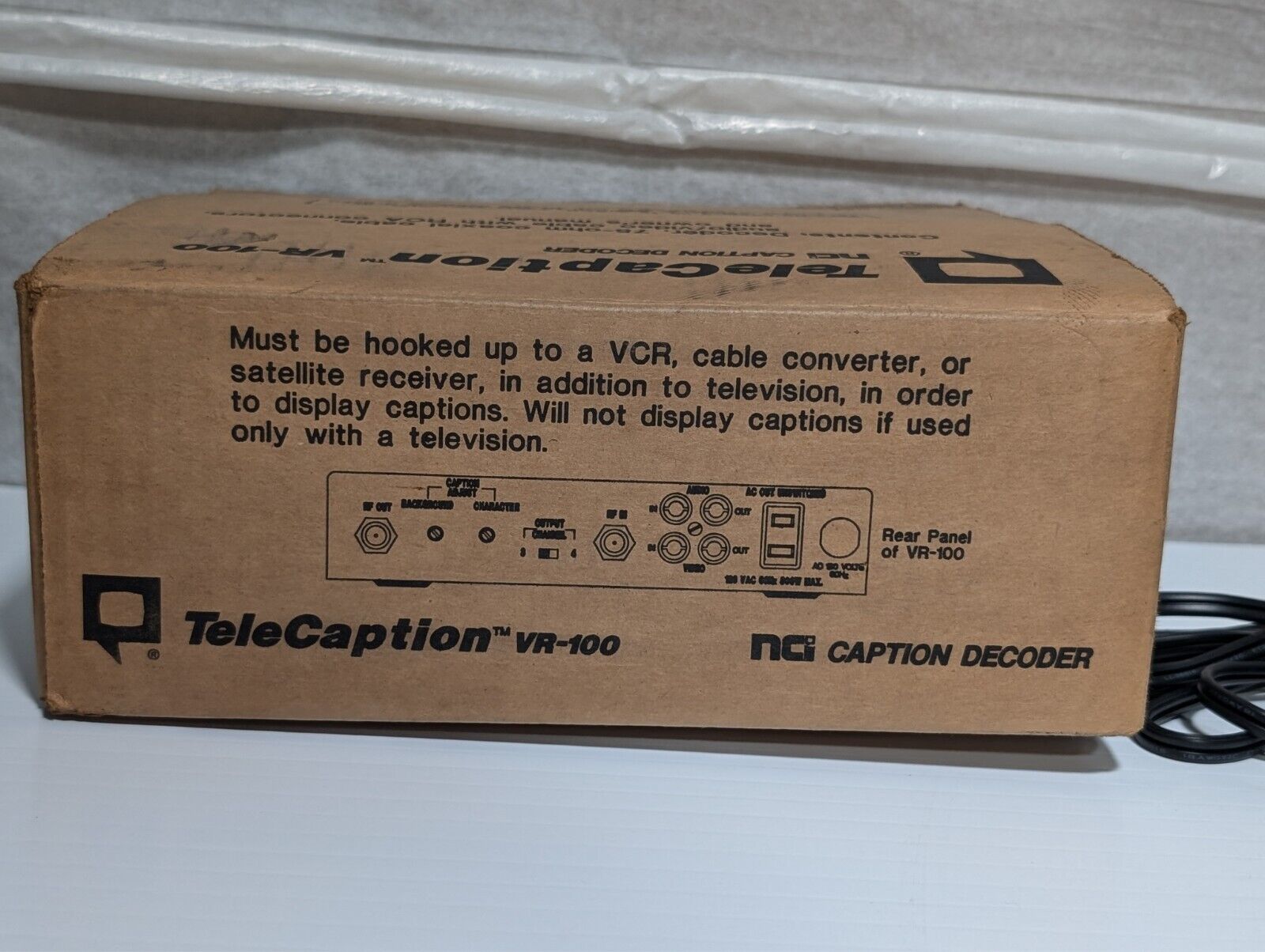 TeleCaption VR-100 Nci Closed Caption Decoder