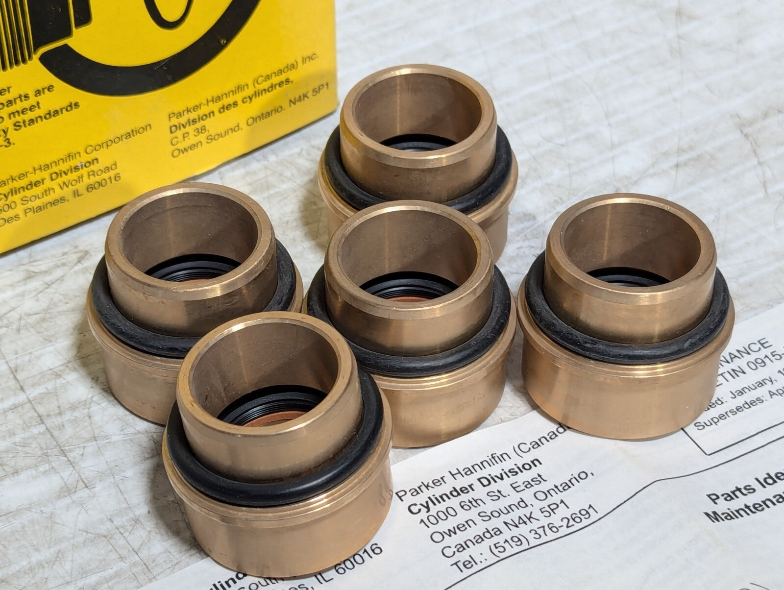 (1) Parker Rgl6949Ma1 Pneumatic Repair Kit 1" Bunan Ma Rod Gland Cartridge Kit