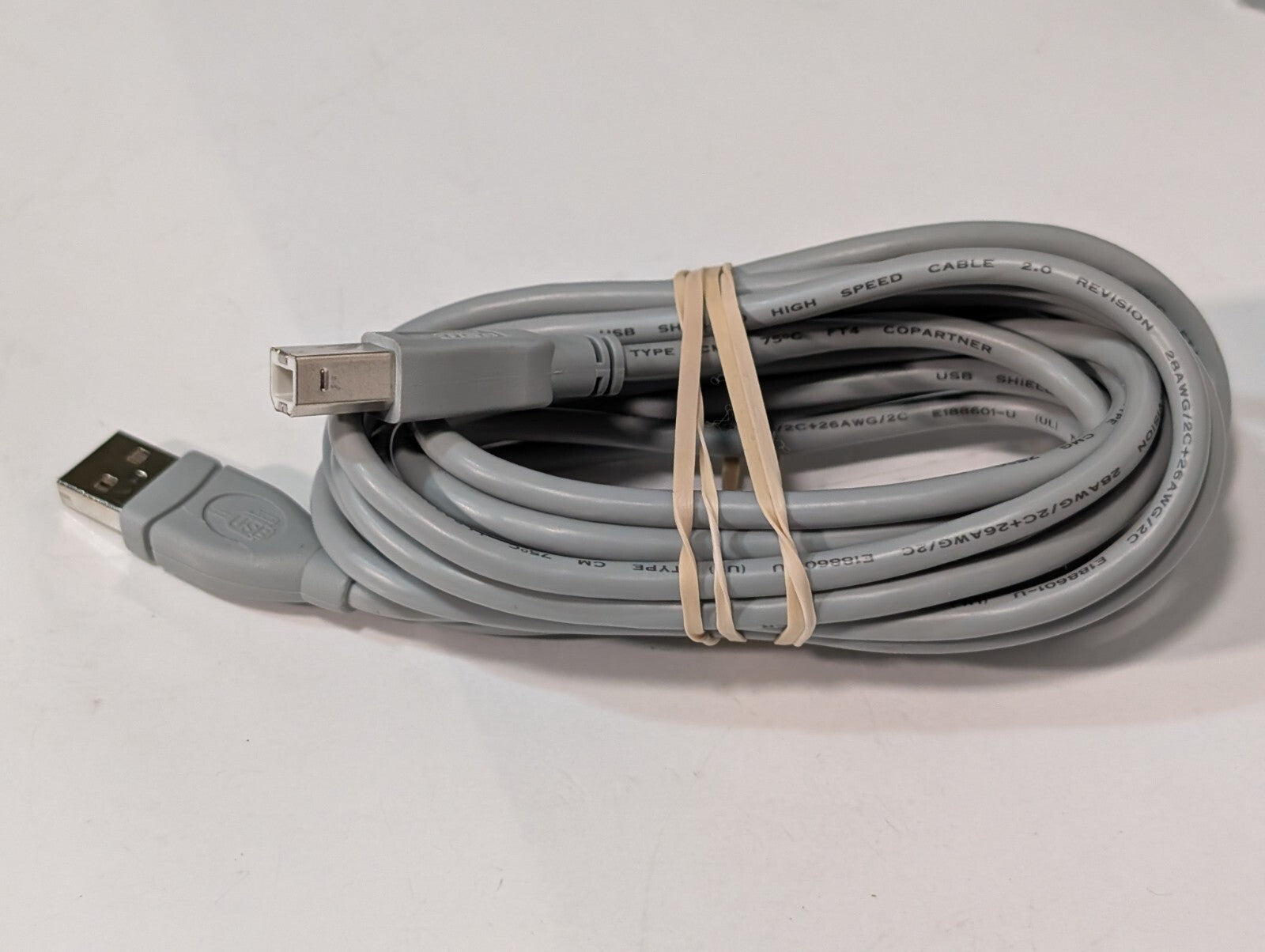 (36) USB 2.0 Cable Type-A Male to Type-B Male 10' High Speed M1172953 KC00003903
