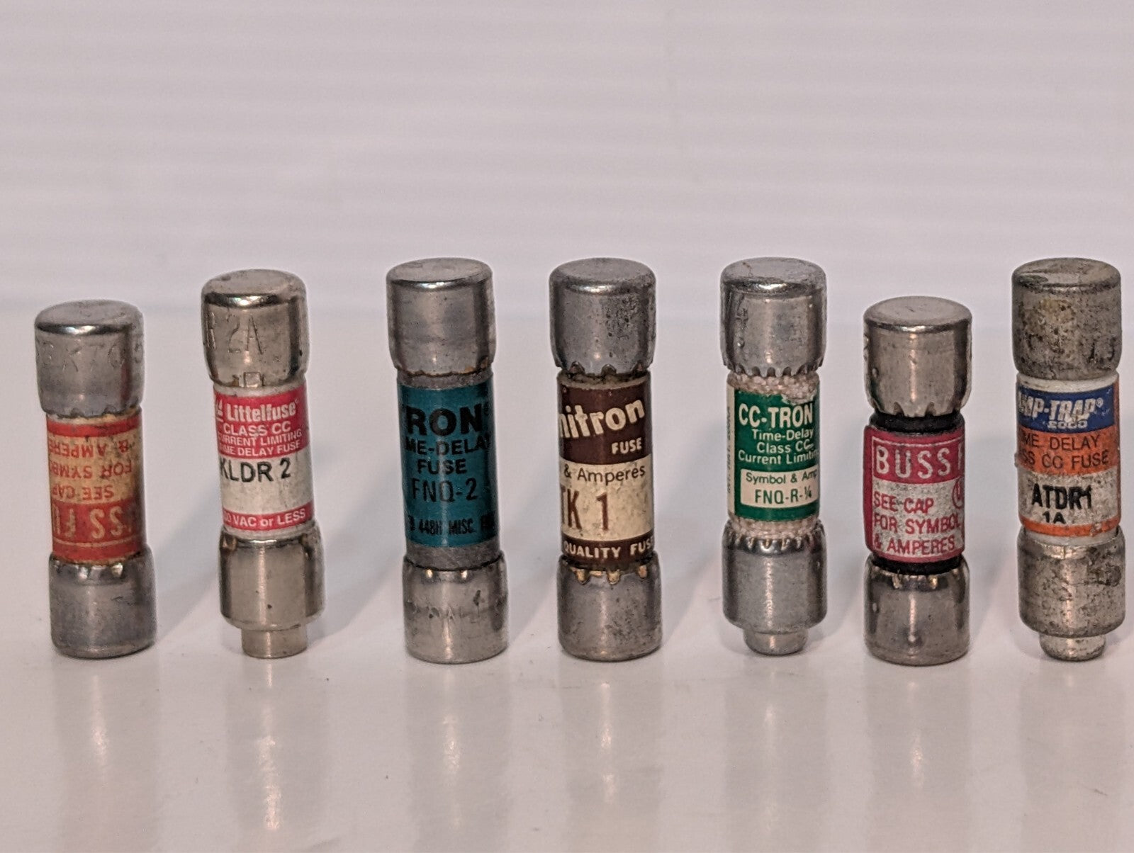 (119) Assorted Fuses, Many Brands and Amperages, Class CC and Similar Sizes