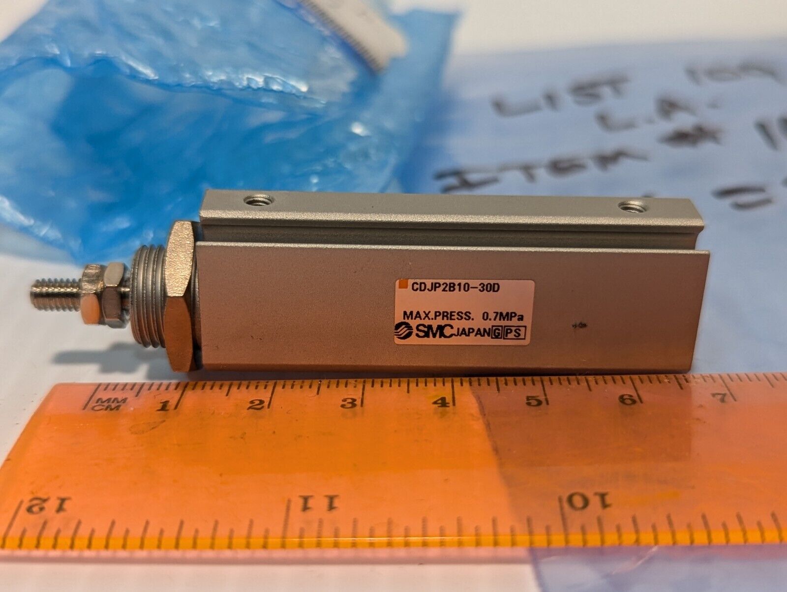 SMC CDJP2B10-30D Double Acting Compact Pin Cylinder - Free Shipping+Returns