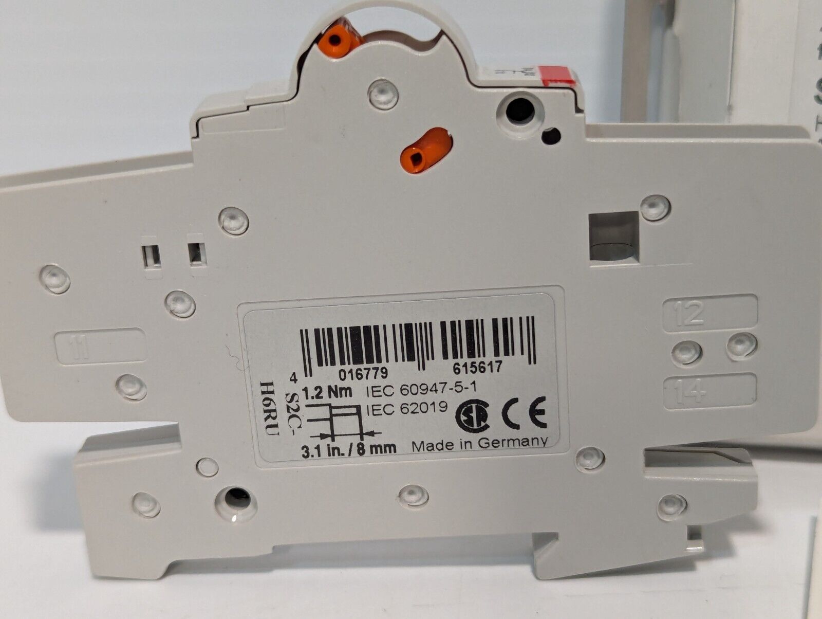 ABB S2C-H6RU Auxiliary Contact NO/NC/ F/S20X-K CB 161K438H01 - Free Shipping
