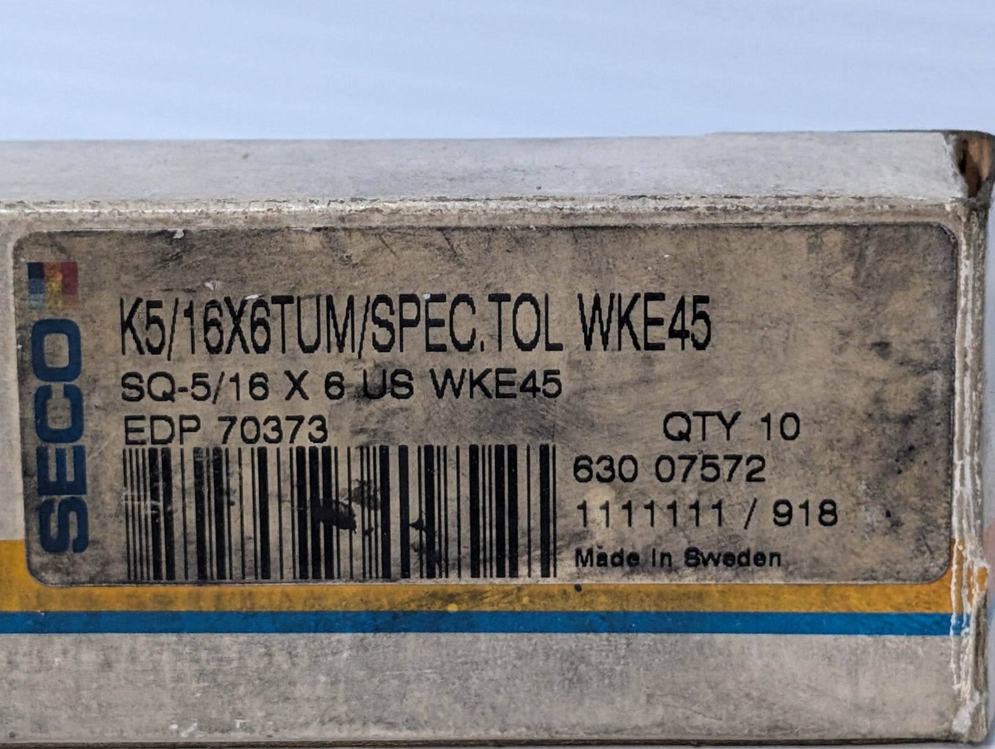(30) Seco WKE 45 Cobalt (and other) Rectangular Tool Bit Blanks