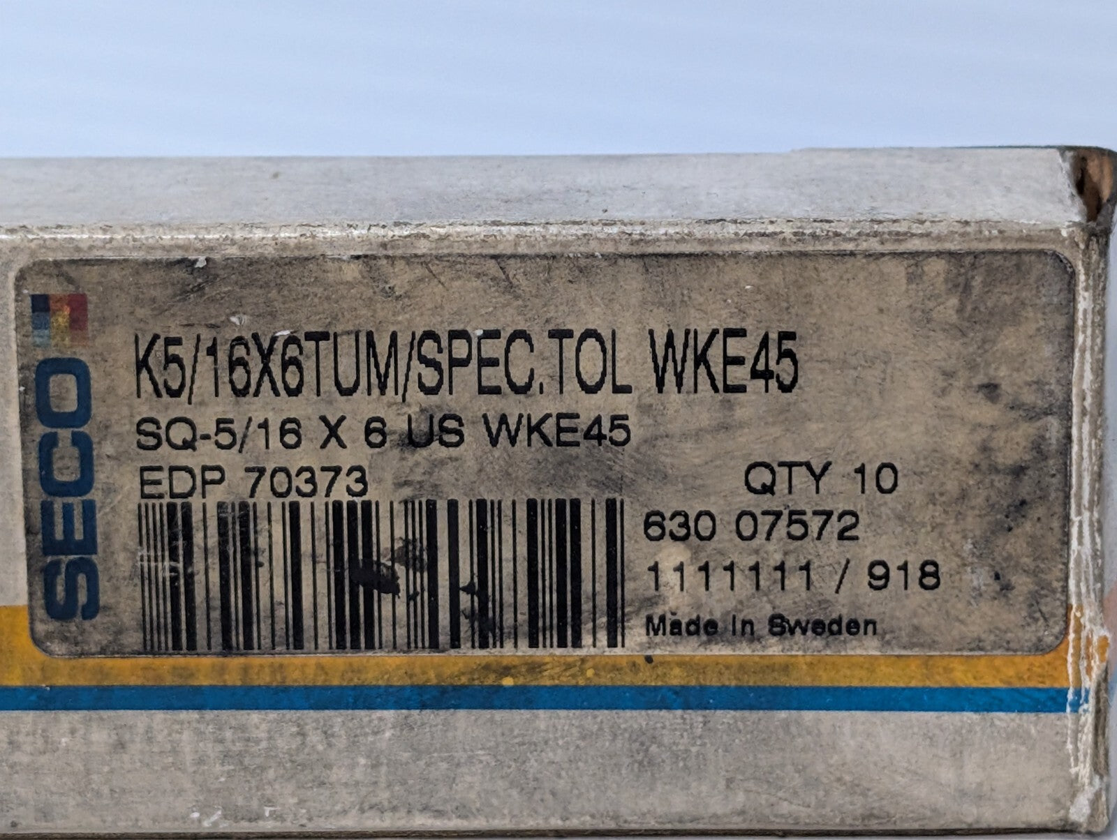 (30) Seco WKE 45 Cobalt (and other) Rectangular Tool Bit Blanks