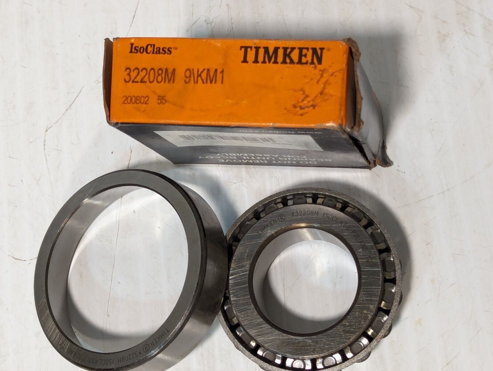 Timken 32208M 9/KM1 Tapered Roller Bearing, Tapered Single Row  - Free Shipping