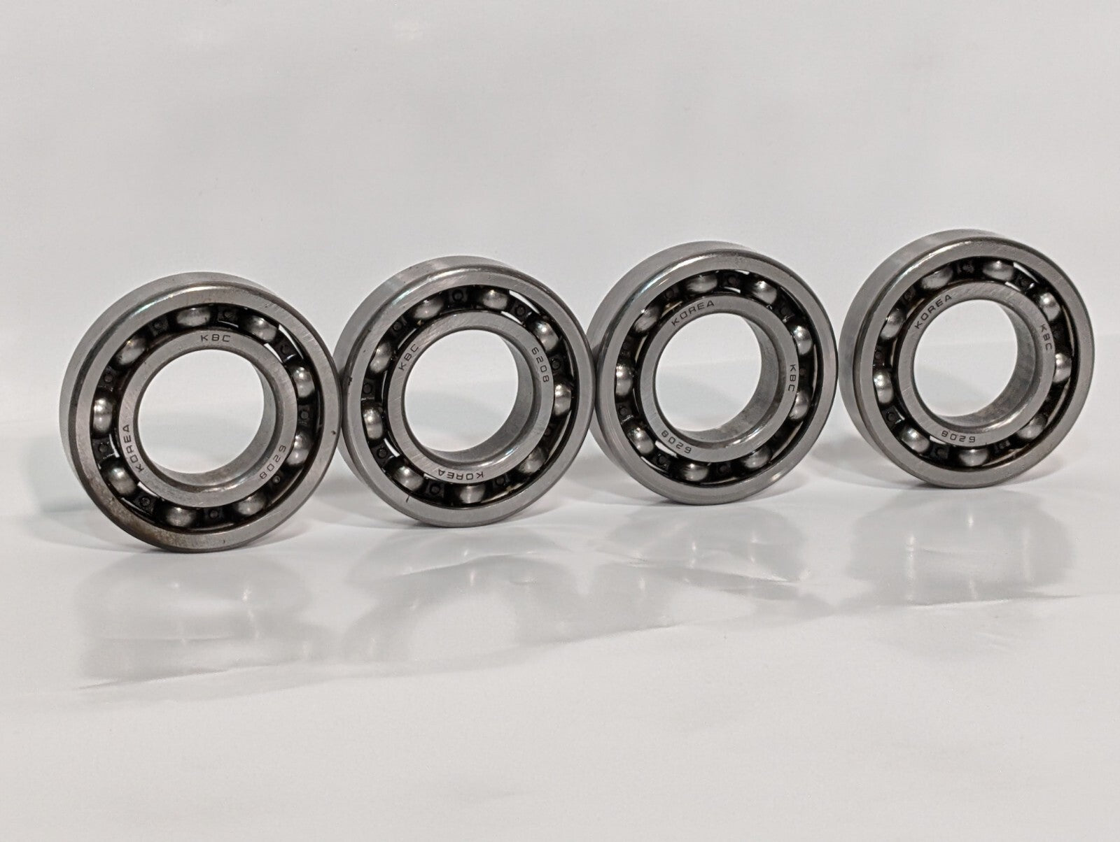 (4) KBC 6208 C3 Deep Groove Ball Bearing 40x80x18