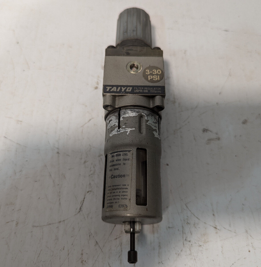 Taiyo USFR-06 Filter Regulator, 3-30PSI, 150psig 