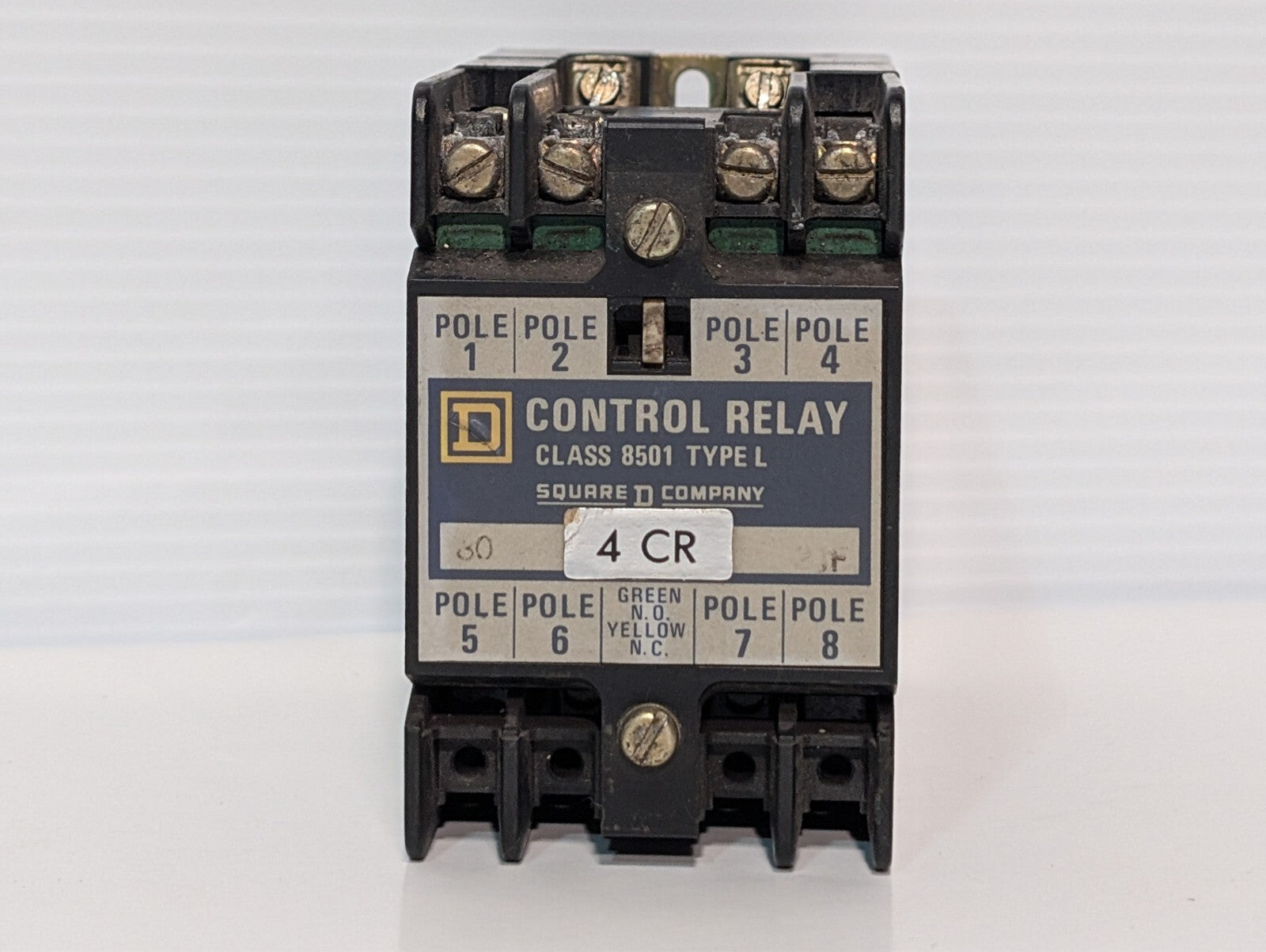 (5) Square D 8501 L0-40 Control Relay 120V Coil LO-40