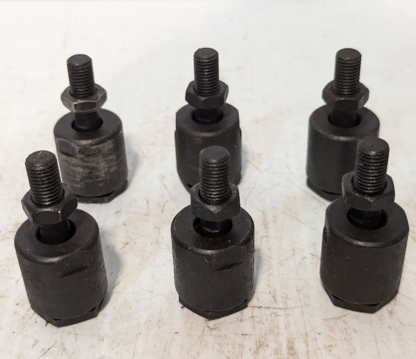 Lot of 6 PHD 312 Self-Aligning Pneumatic Rod Couplers, Made in USA,Free Shipping