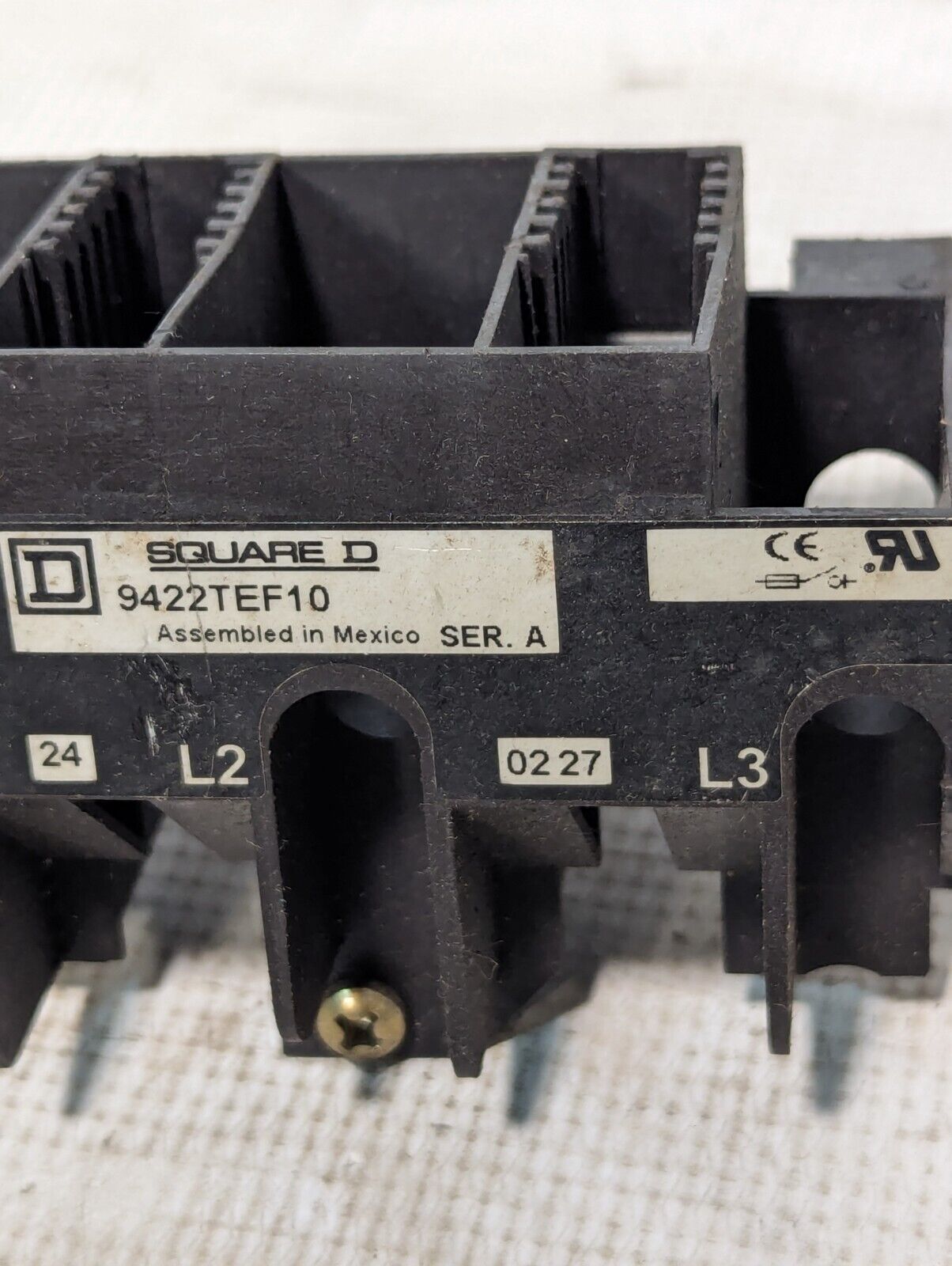 Square D 9422TEF10 Casing, no electronics - PARTS ONLY as pictured