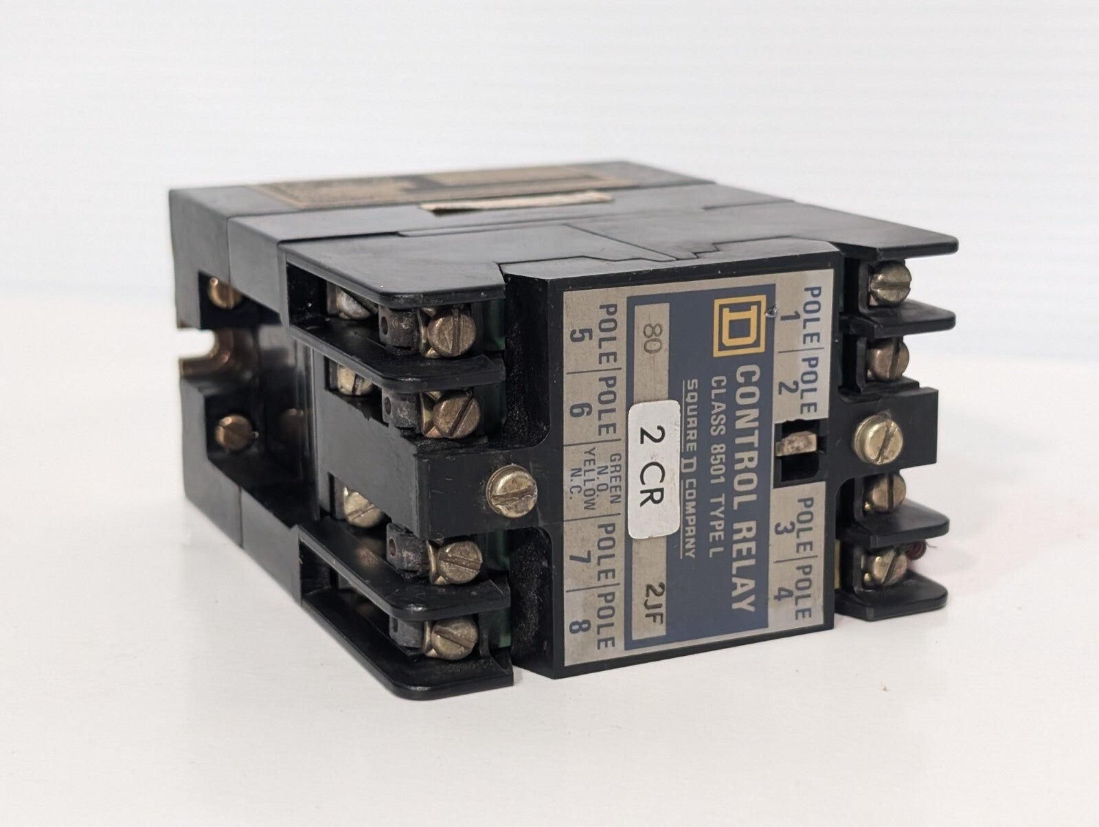 (5) Square D 8501 L0-40 Control Relay 120V Coil LO-40