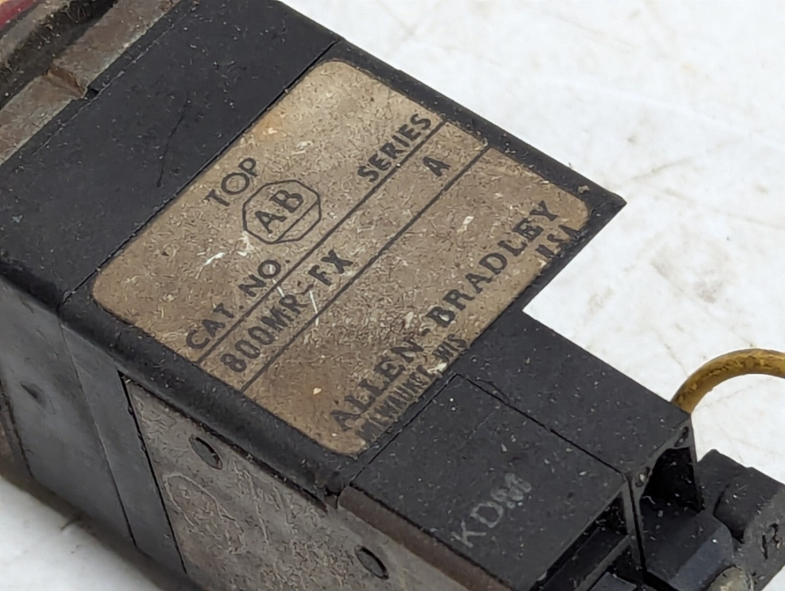 (2) Allen Bradley 800MR-FX Small Push/Pull Unit 800MRFX E-Stop/Red Cap + 800M-XA