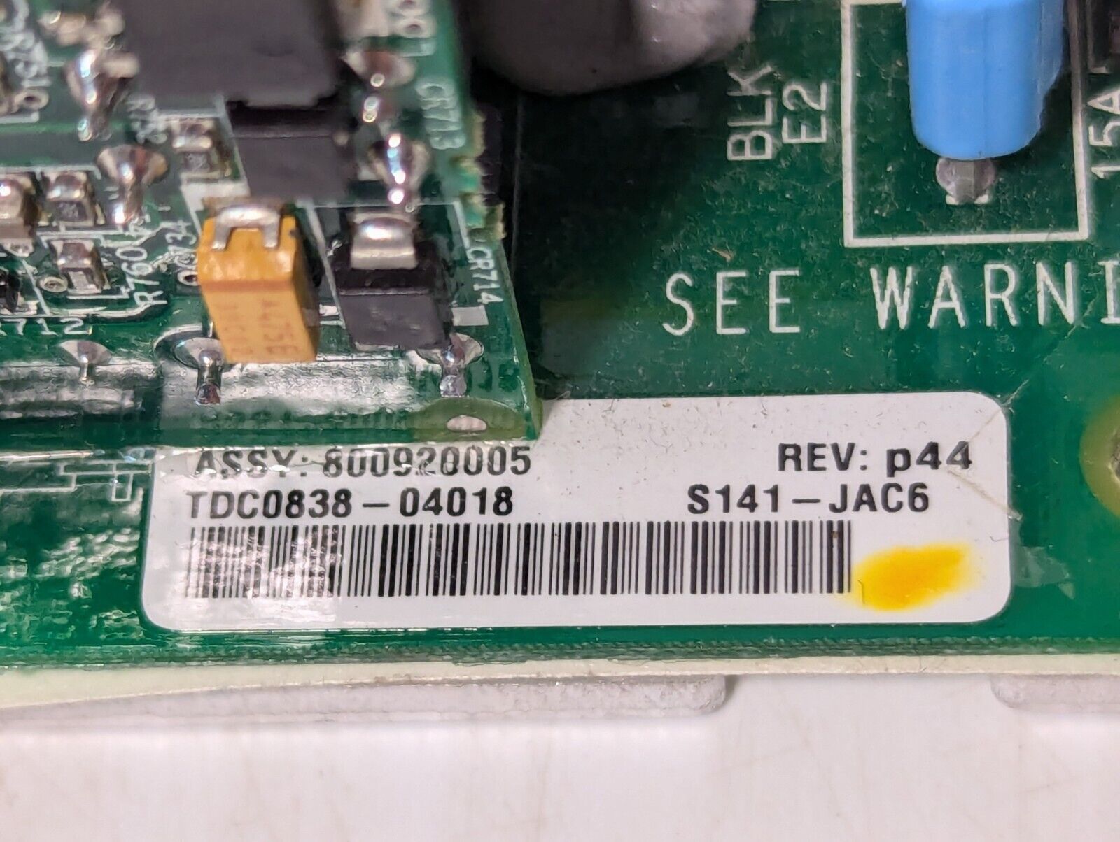 TDC0838-04018 Printed Circuit Board, CP8-94V-0, Loaded - Free Shipping
