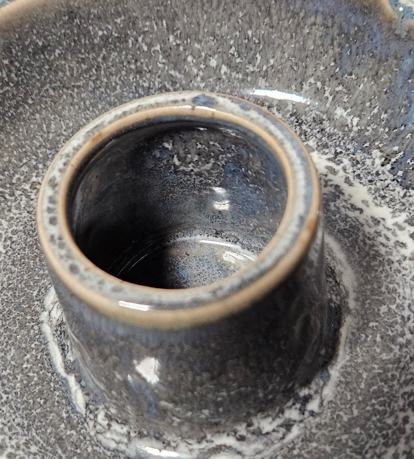 Unekorn Ceramic Match Striker Ashtray, Match Holder, Brutalism, Organic, Glazed