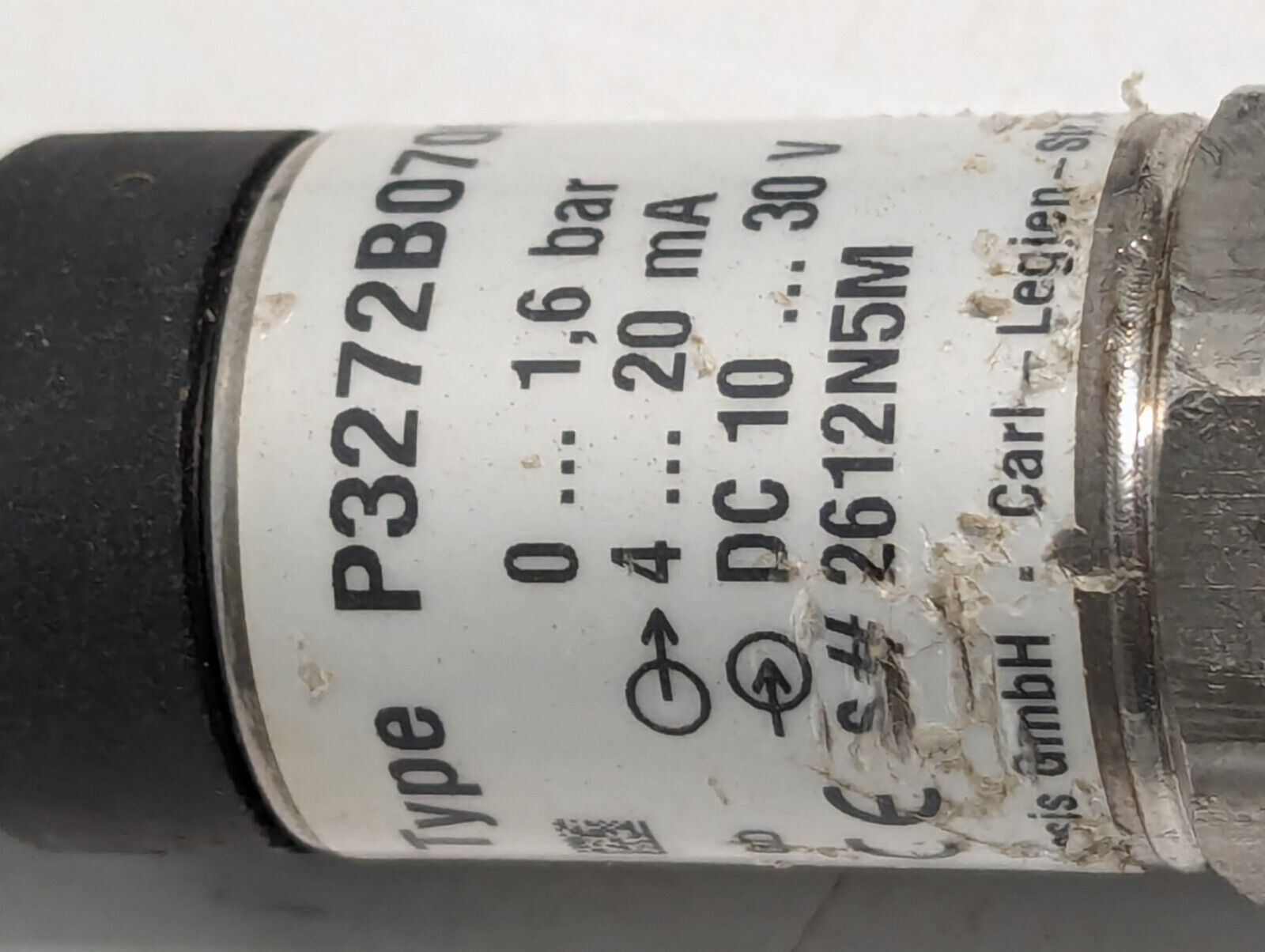 Tecsis P3272B070006 Harness Pressure Transducer 1.6 Bar - Free Shipping