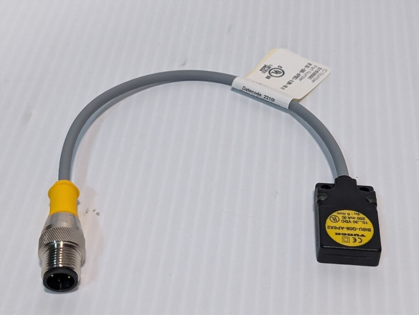 Turck BI 5U-Q08-AP6X2-0.2M-RS 4T Proximity Sensor 20-30VDC 200 mA - Free Ship
