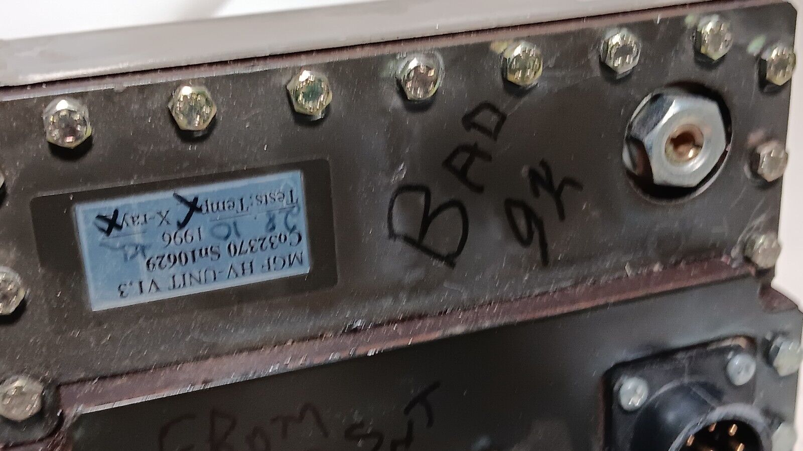 GE Healthcare MGHV-200 32370 MGF High-Voltage Unit, X-Ray, E01, E02 errors