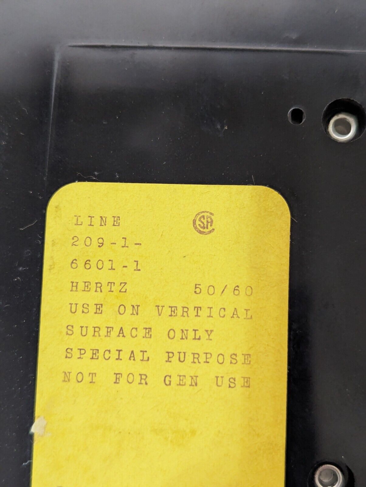 Airpax 209-1-6601-1 Circuit Breaker, 25A, 120/240 VAC, 1 Pole - Free Shipping