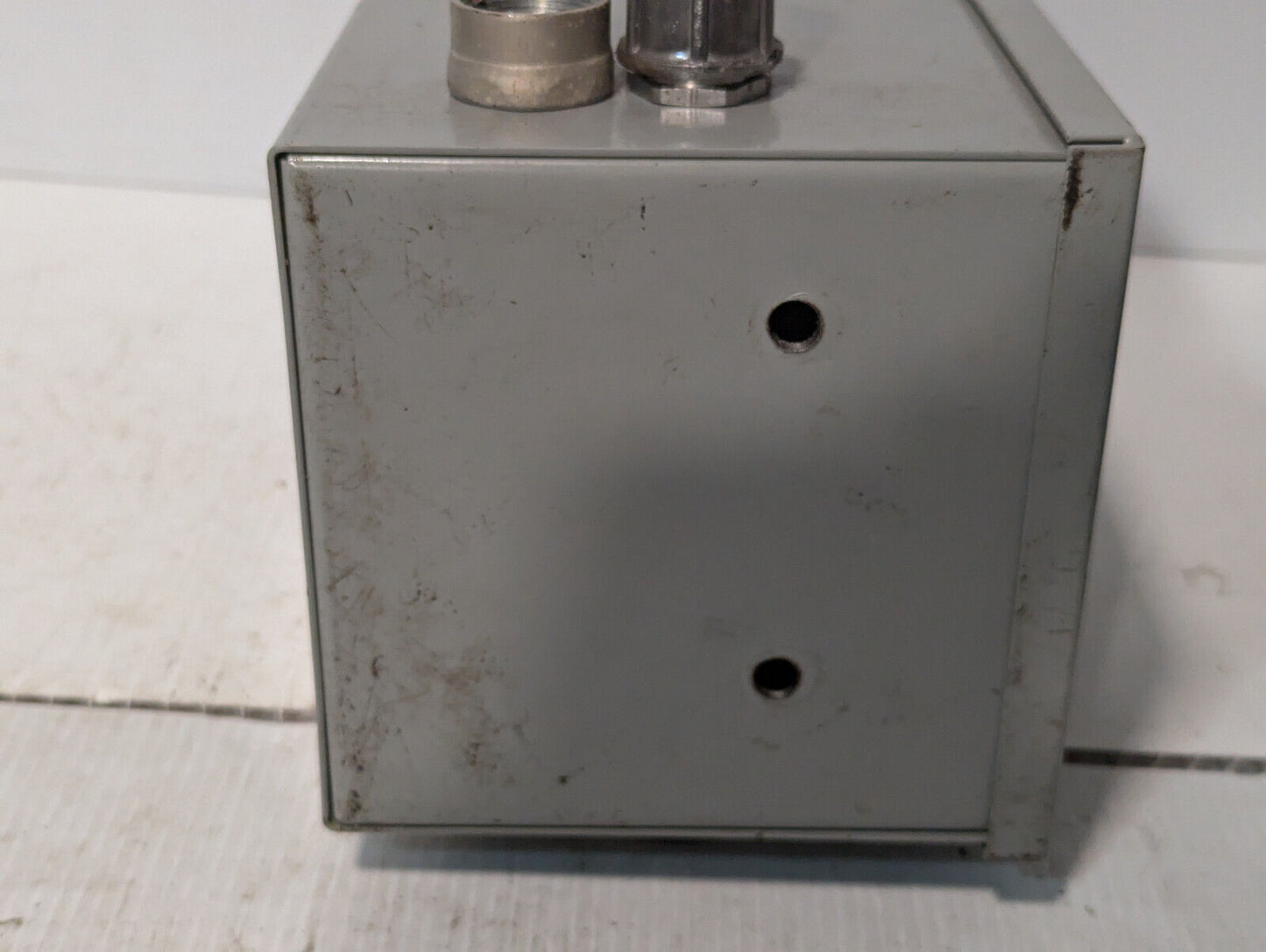 SMC NVSP4116-0009D Pneumatic Solenoid Valve w/ Pulse Counter, Box, Parts, Used