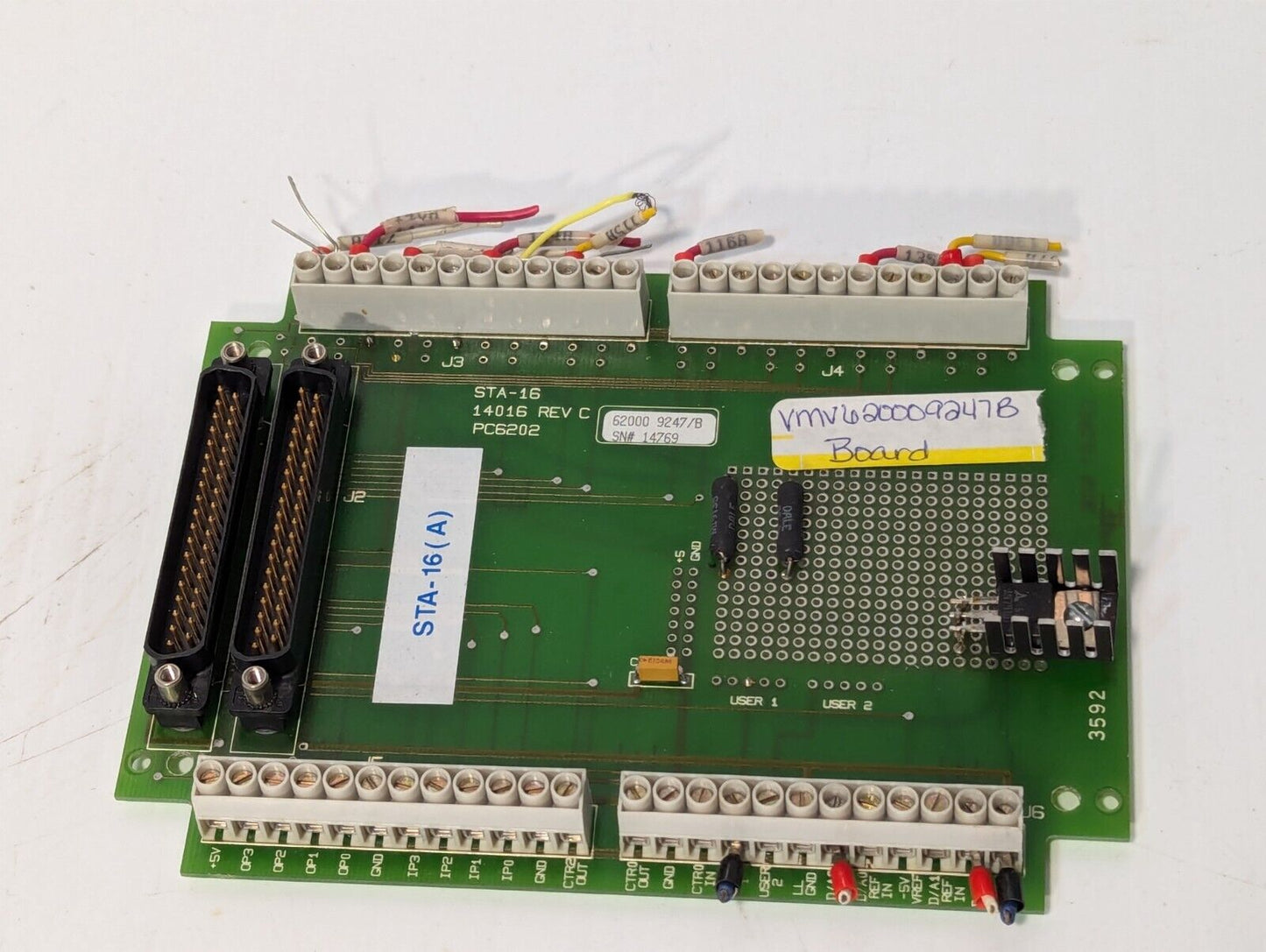 MBC STA-16, 14016 PC6202, rev. C, 62000 9247/B circuit board - Free Shipping