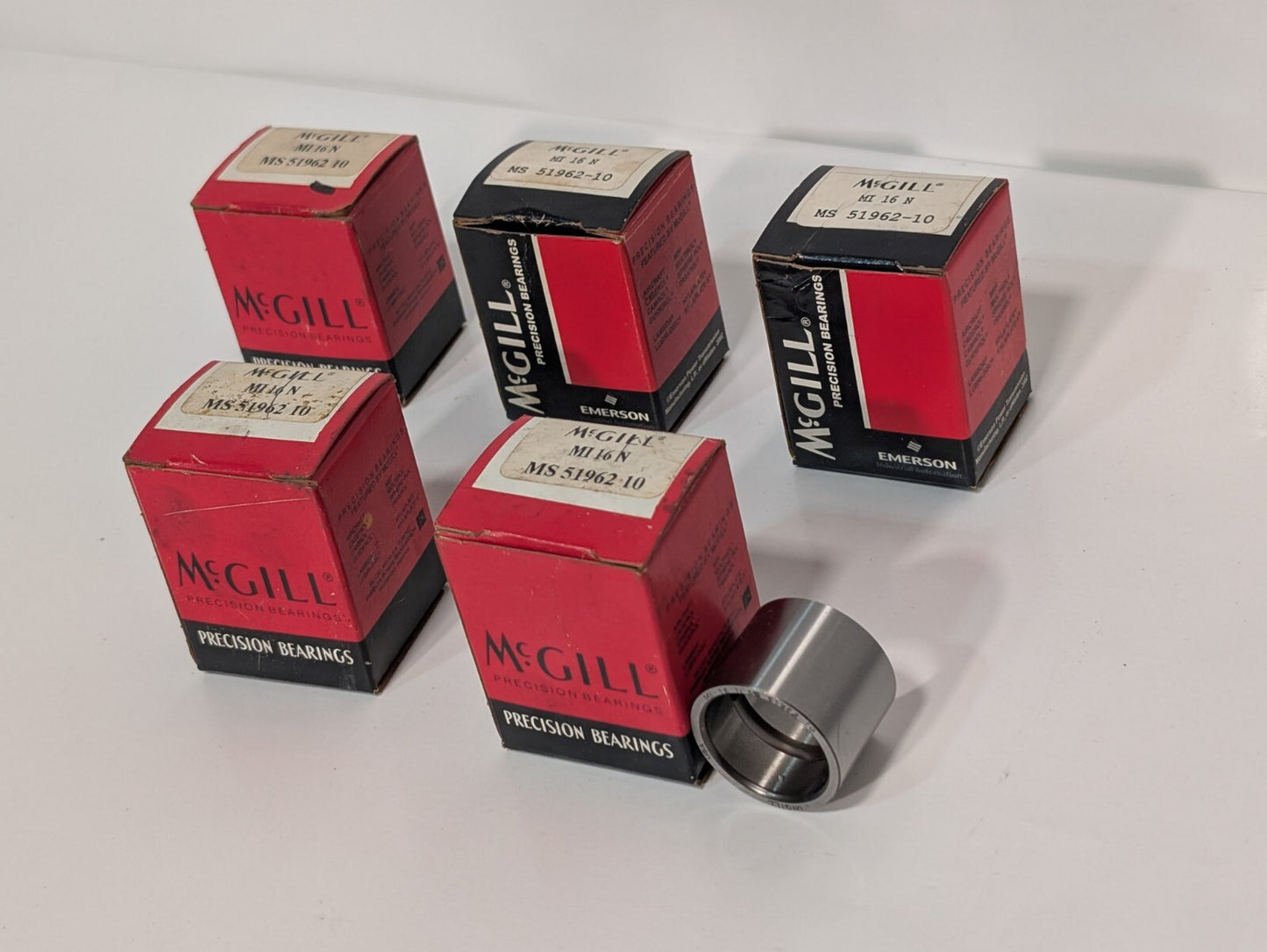 [5] McGill MI16N Inner Race Needle Precision Bearings MS51962-10 MI 16 N 10