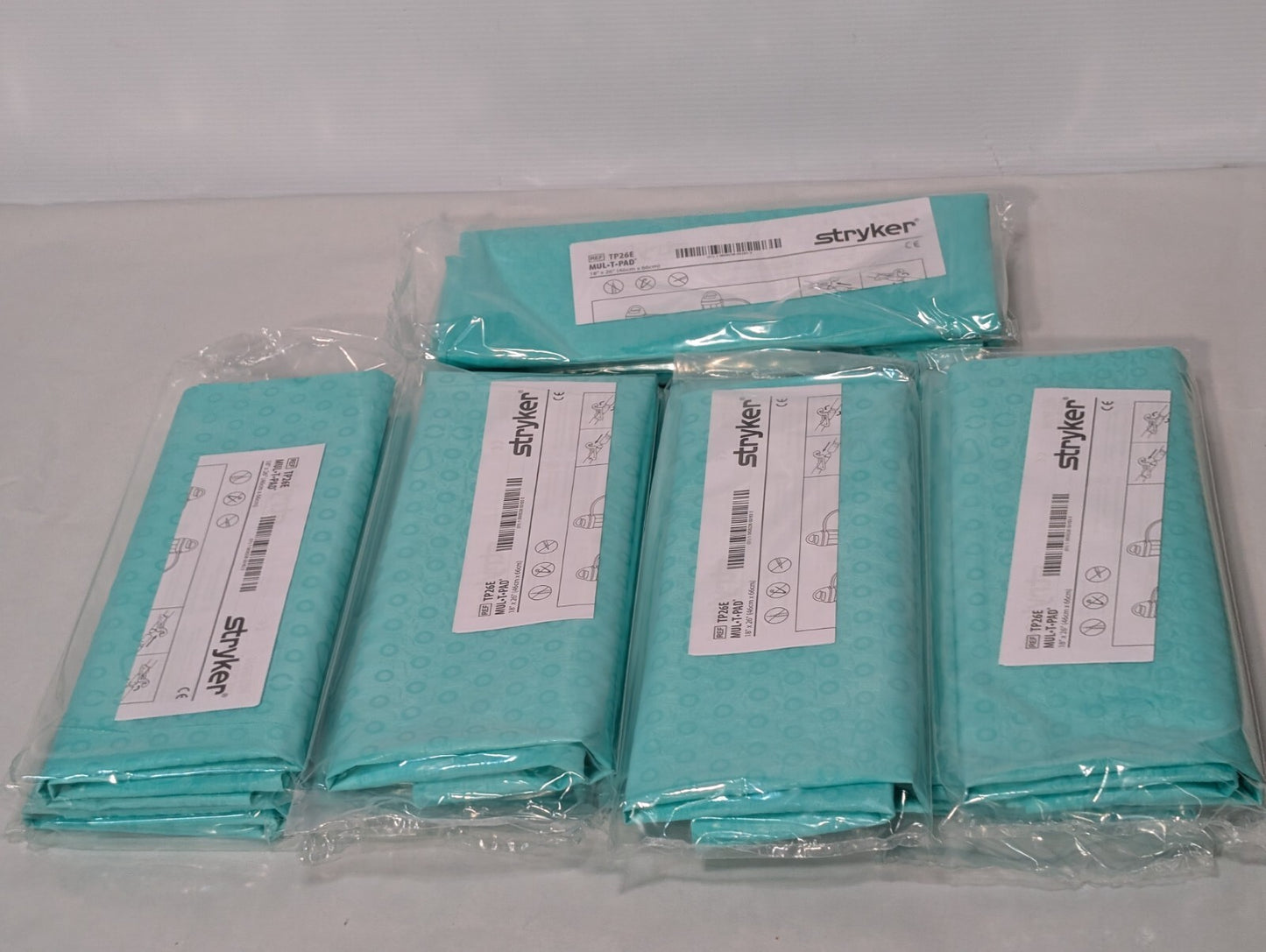 Stryker TP26E Mul-T-Pad w\Clik-Tite Connectors Large 18″ X 26″ 10 Pads Full Case