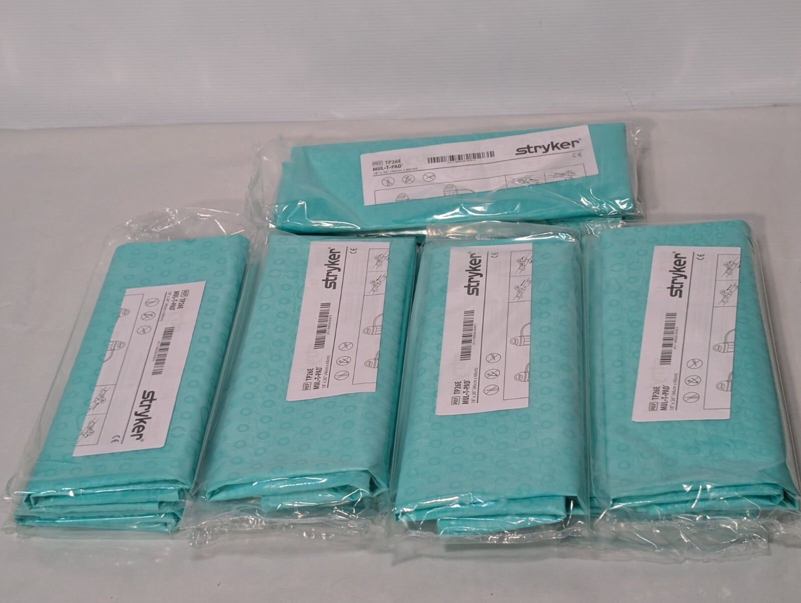 Stryker TP26E Mul-T-Pad w\Clik-Tite Connectors Large 18″ X 26″ 10 Pads Full Case