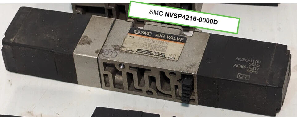 SMC NVSP4216-0009D Air Valve, 110v @ 50Hz / 120v @ 60Hz - Free Shipping