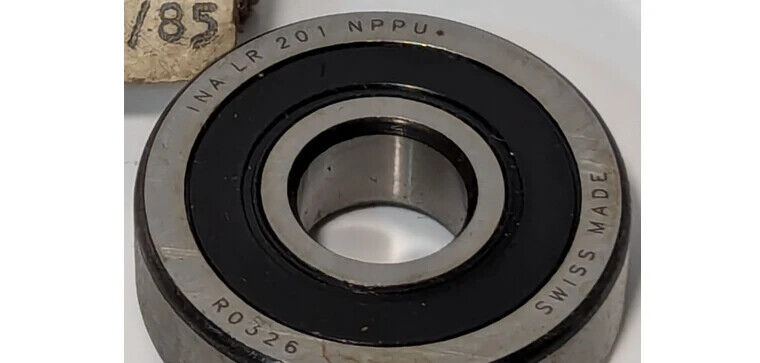 INA LR201NPPU Deep Groove Ball Bearing, Bore: 12mm, OD: 35mm, Width: 10mm