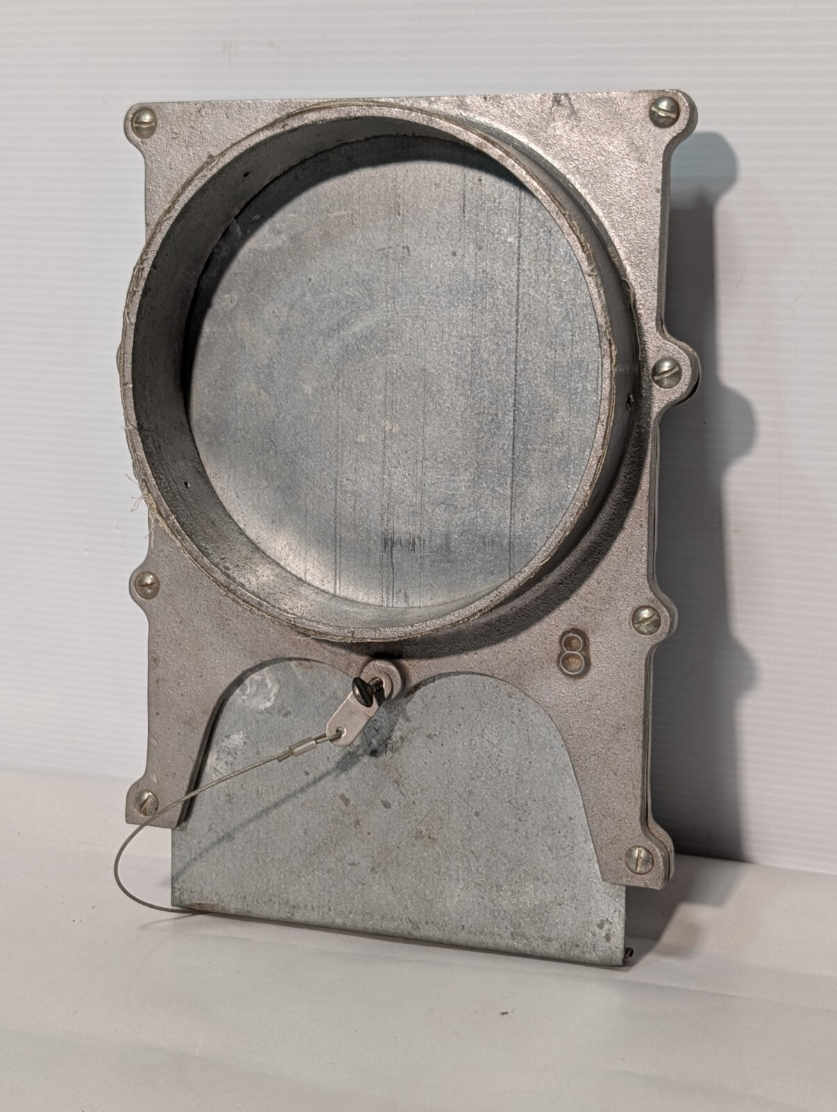 8" Manual Blast Gate - Industrial Grade (Aluminum body / Galvanized blade)