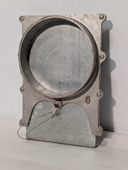 8" Manual Blast Gate - Industrial Grade (Aluminum body / Galvanized blade)