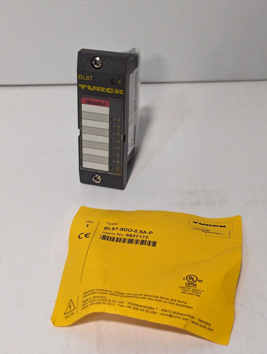 Turck BL67-8DO-0,5A-P Electronic Module, 8 Digital Outputs - Free Shipping