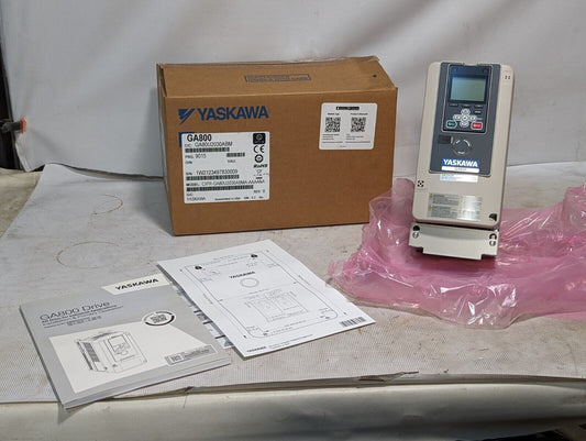 Yaskawa GA80U2030ABM AC drive, GA800, 200-240V, 3 phase, 7.5kW output, for indus