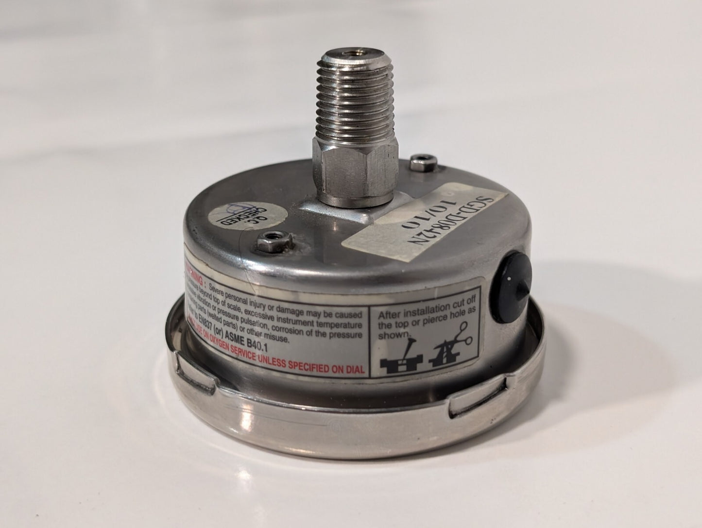 [4] Dwyer SGD-D0842N 2.5" Stainless Steel Industrial Pressure Gage Gauge 300PSI