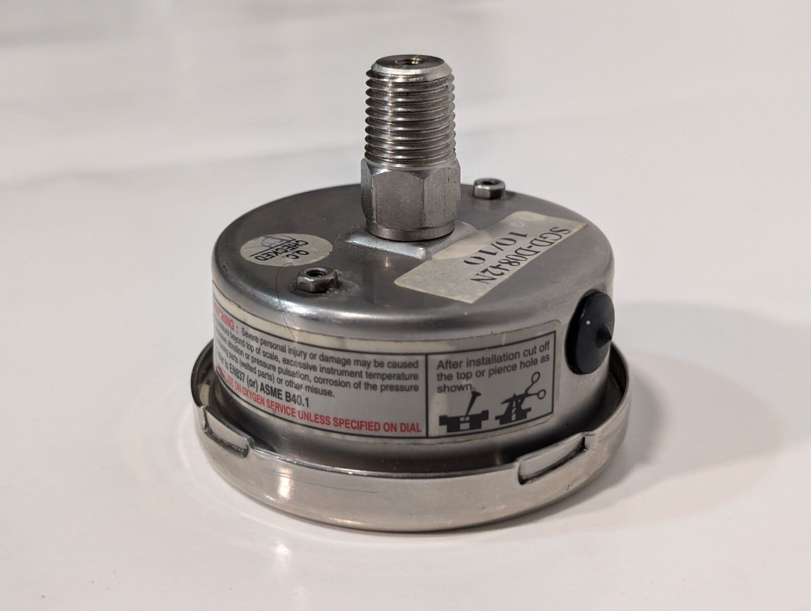 [4] Dwyer SGD-D0842N 2.5" Stainless Steel Industrial Pressure Gage Gauge 300PSI